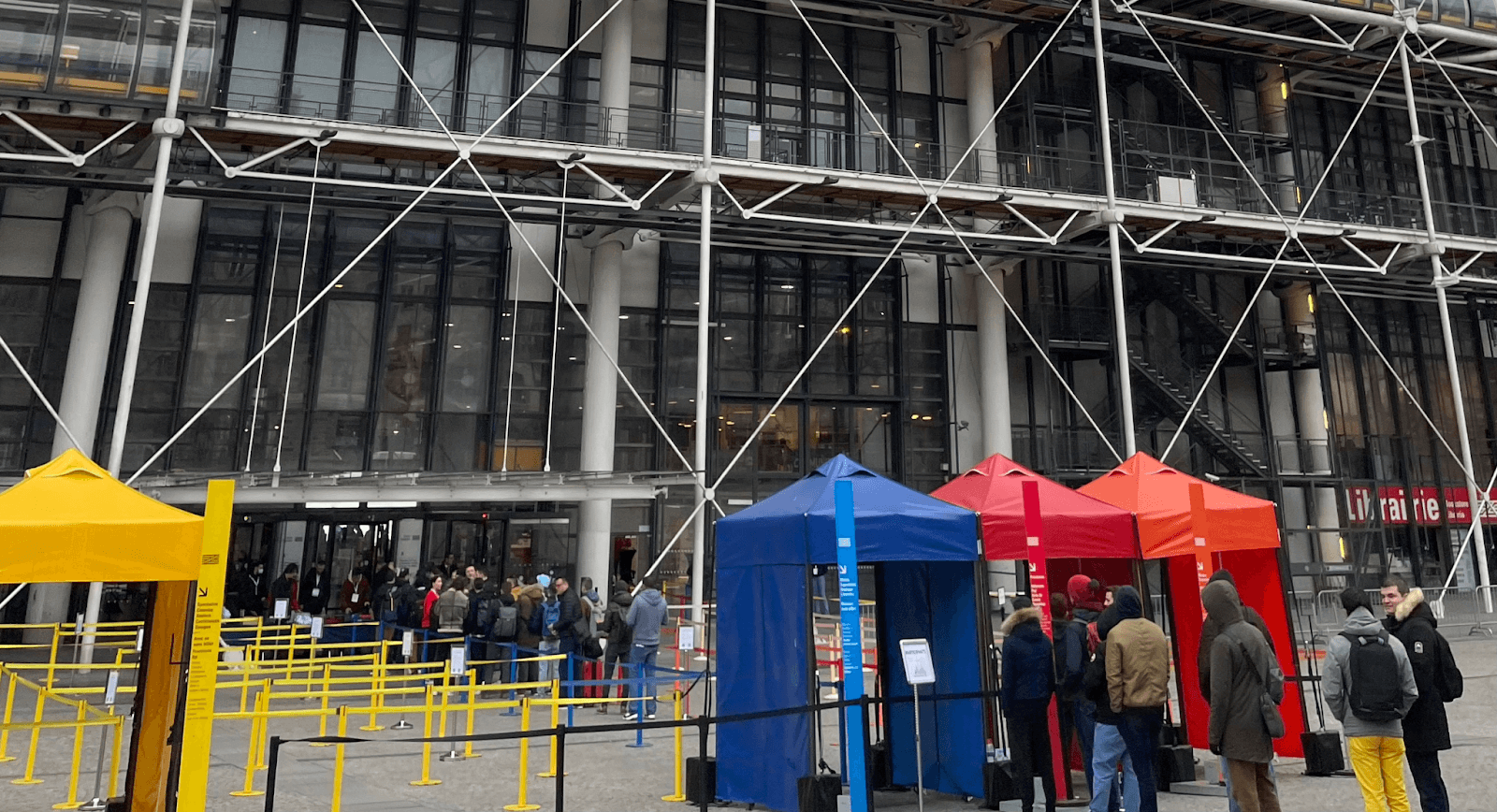 "Accueil centre Pompidou"