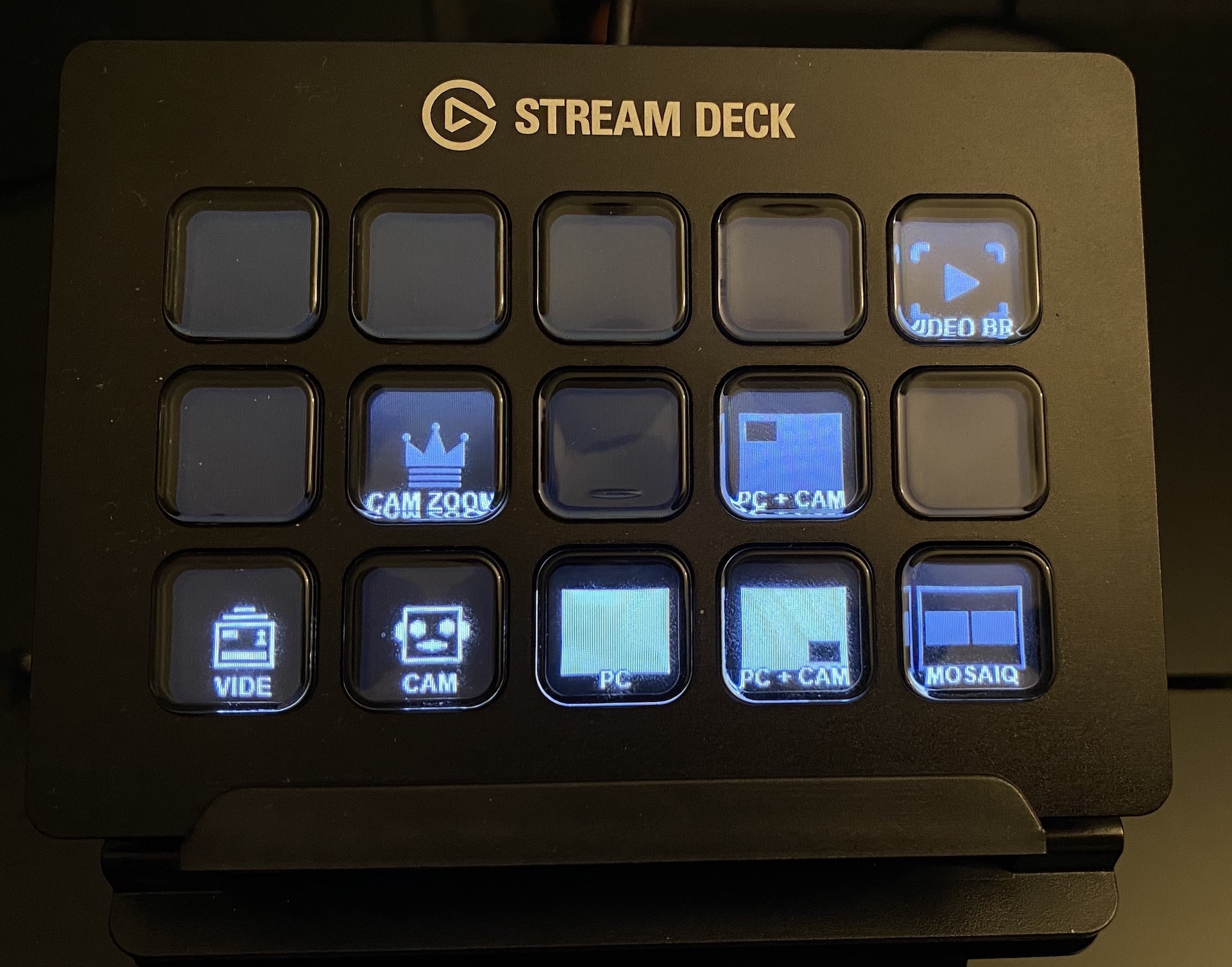 An Elgato Stream Deck